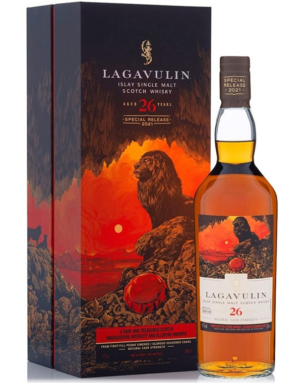 ラガヴーリン 26年 ディアジオスペシャルリリース 2021 700ml 44.2% 箱