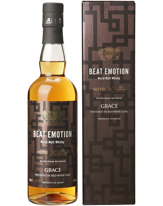 布袋寅泰 BEAT EMOTION WORLD MALT GRACE 箱付き ワールドモルト 長濱蒸溜所 ウイスキー