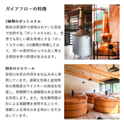 ポットスティル K 純日本大麦 2023年版 箱付き 500ml 55.5% ガイアフロー シングルモルト 日本ウイスキー 静岡